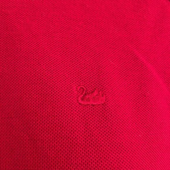 Vtg 80s Gloria Vanderbilt red cotton knit long sleeved top - Picture 3 of 9